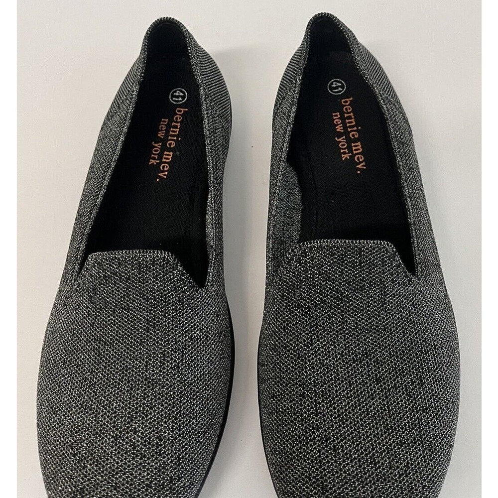 Bernie Mev Petra Slip on Loafer Stretchy Flats PEWTER Size 41/10-10.5 US new - Picture 12 of 14